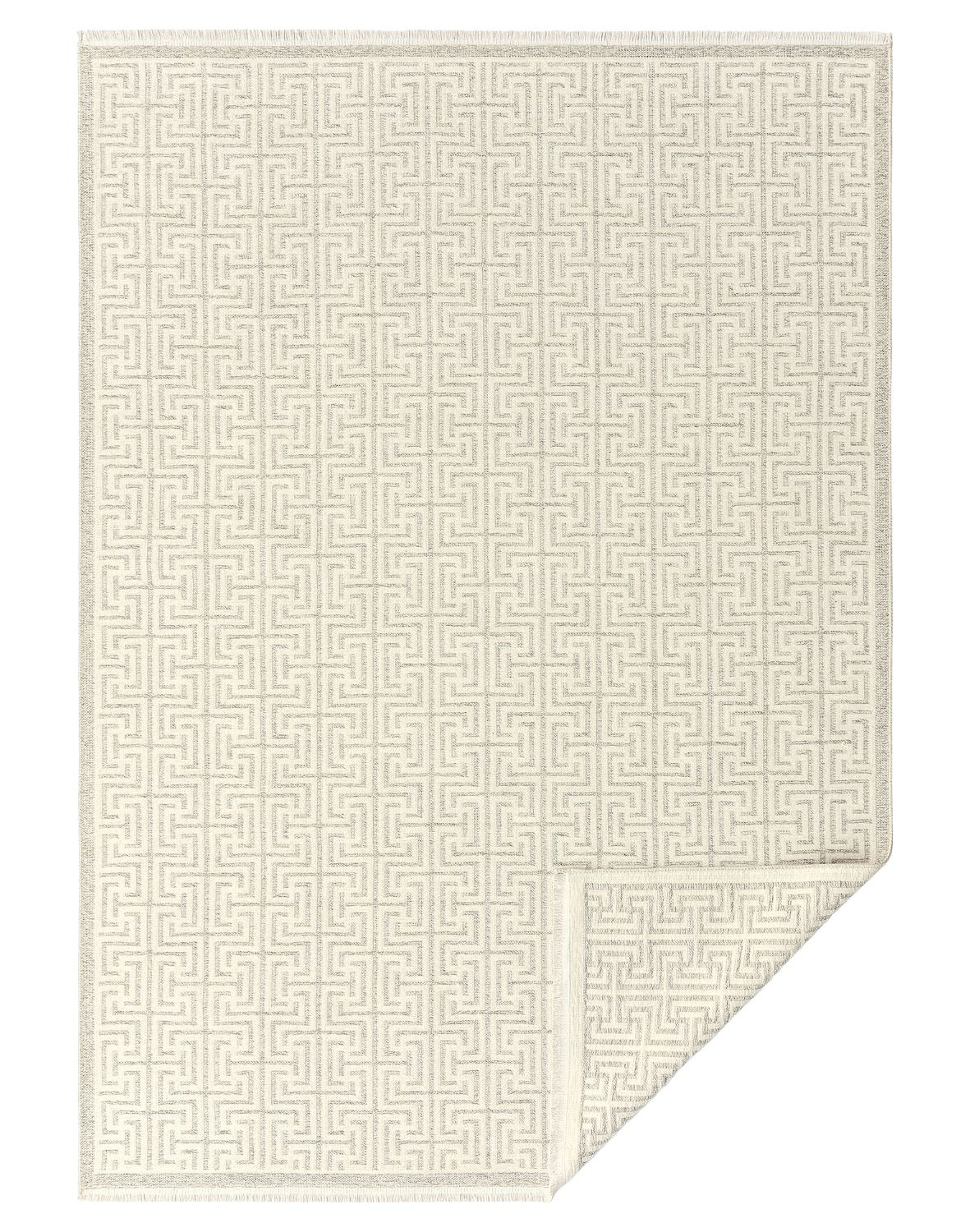 duży dywan do salonu labirynth beige 4127